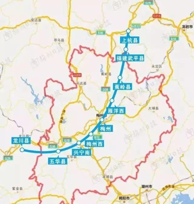 南三龙铁路线路图